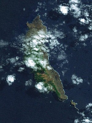 Vista satelital de la Isla