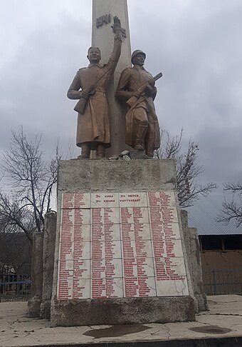 Monument in honor of those who died in the war of 1941-1945, the village of Jerge-Tal.jpg