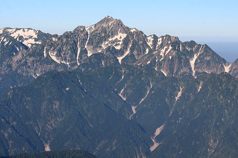 File:Mount Tsurugi from Mount Karamatsu s2.jpg