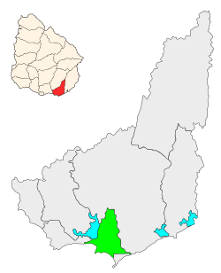 Mapa obce Maldonado