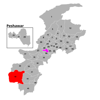 <span class="mw-page-title-main">NA-42 South Waziristan Upper-cum-South Waziristan Lower</span> Constituency of the National Assembly of Pakistan