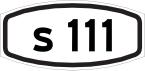 Stadt Route 111 Schild}}