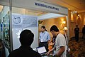 Participants of NCS signing-up at the booth of Wikimedia Philippines