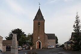 The church of Saint-Gemme, in Neuvillette-en-Charnie