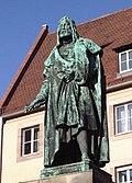 Dürer-Denkmal auf dem Albrecht-Dürer-Platz in Nürnberg