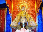 Our Lady of Peñafrancia replica at the Catholic Church-owned San Juan de Dios Hospital.