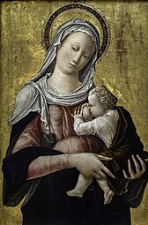 La Vierge allaitant l'Enfant, musée du Louvre.