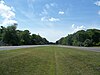 View from median strip of US-1 in Oak Hill