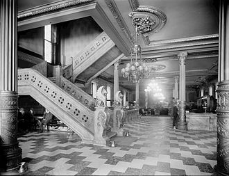 Office and foyer Office and foyer, Murray Hill Hotel.jpg