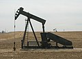Oil well pump-jack.
