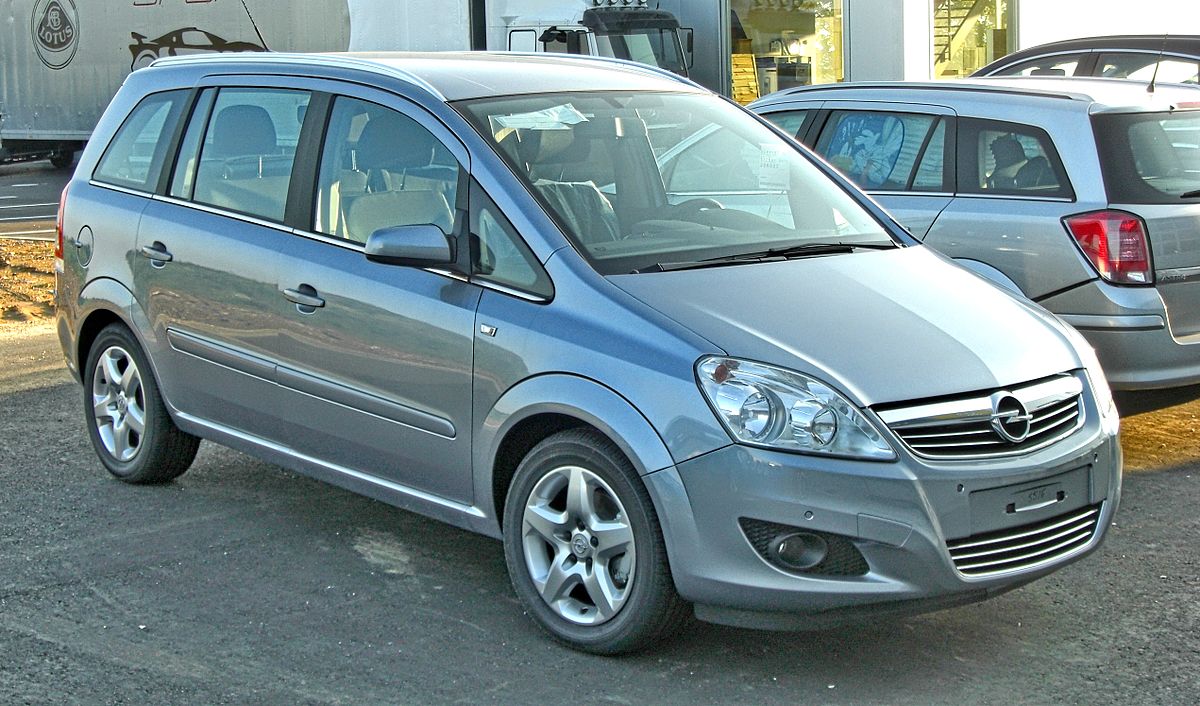 File:Opel Zafira B Facelift Sportpaket front.JPG - Wikimedia Commons