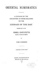 Thumbnail for File:Oriental-numismatics-a-catalog-of-the-collection-of-books-relating-to-the-coinage-of-the-East-presented-to-the-Essex-Institute-Salem-Massachusetts.pdf