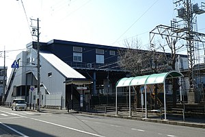 尾崎站東口（2020年3月）