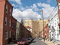 Meredith Street, Fairmount, Philadelphia, PA 19130, looking west, 2500 block