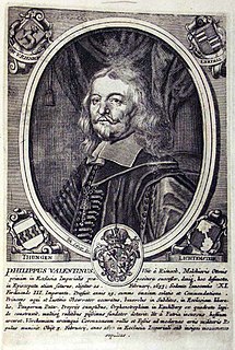 Philipp Valentin Albrecht Voit von Rieneck Prince-Bishop of Bamberg