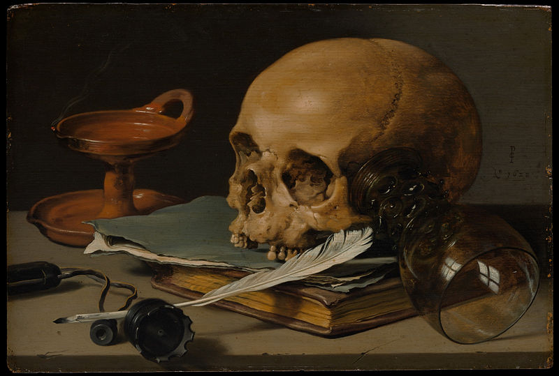 File:Pieter Claesz, Still Life with a Skull and a Writing Quill.jpg