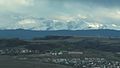 View of Pikes Peak from I-25 in Castle Rock