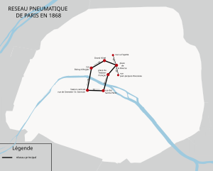 Poste Pneumatique De Paris: Histoire, Réseau « Officiel », Dans la culture