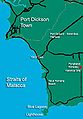 Map of Port Dickson