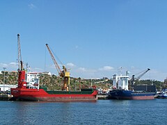 Ein Blick auf den Hafen von Setúbal.