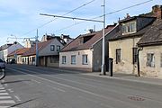 Čeština: Pohled do Trojské ulice na pomezí pražské Libně a Kobylis.
