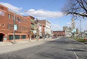 Nordsiden af ​​det centrale offentlige torv