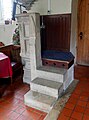 Pulpit in the Church of Saint Mary, Downe. [570]