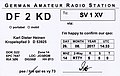 QSL DF2KD (2017)