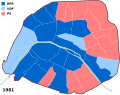 Résultats des élections législatives à Paris en 1981