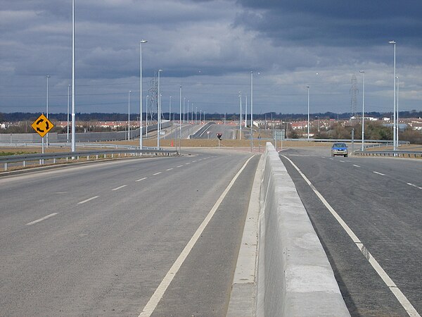 The R136 Outer Ring Road in southwest Dublin