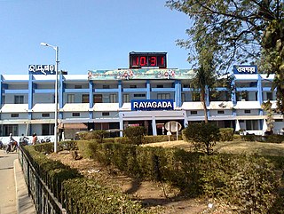 Rayagada Town in Odisha, India