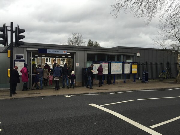 Denmark Hill station entrance