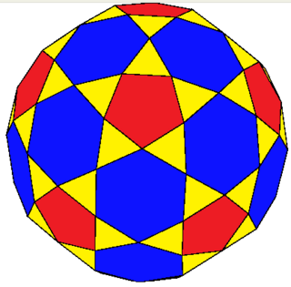 Rectified truncated icosahedron Near-miss Johnson solid with 92 faces