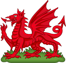 Red Dragon of Wales Red Dragon Badge of Wales.svg