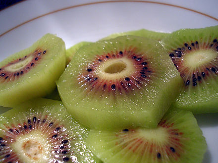 Golden kiwifruit with a red-ring[14][15]