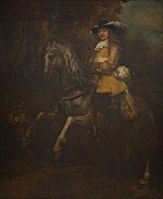 Rembrandt, Portrait of Frederick Rihel on Horseback, 1663, National Gallery, London.jpg