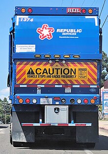 Republic Services waste collection truck Republic Services waste collection truck.jpg