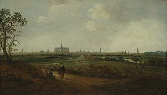 Early Haerlempje from the 1630s by Reyer Claesz Suycker Reyer Claesz Suycker - View of Haarlem FHM-OS-I-544.jpg