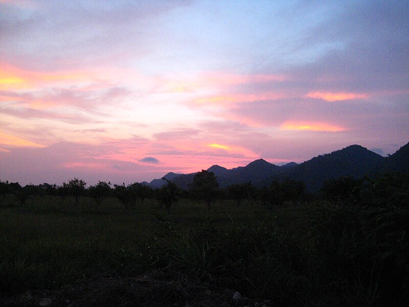 File:Road to cotton tree sunset.JPG