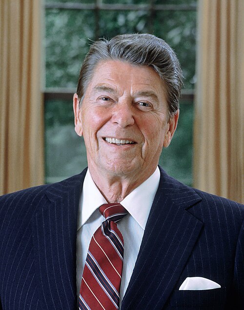 Image: Ronald Reagan 1985 presidential portrait (cropped)