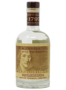 Whisky de seigle de George Washington