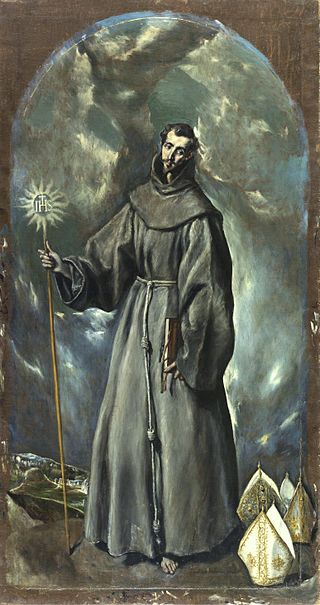 <i>Saint Bernardino of Siena</i> (El Greco) 1603 painting by El Greco