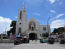 San Sebastian Cathedral Tarlac front (F. Tanedo, Tarlac City; 07-23-2023).jpg