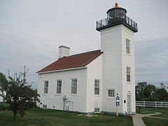 The Sand Point Lighthouse is on the National Register of Historic Places.