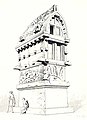 Reconstruction drawing of the Payava tomb by Viollet-le-Duc.