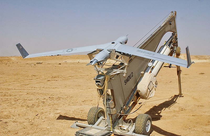 File:ScanEagle UAV catapult launcher (center).jpg