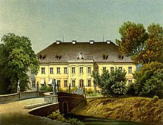 Замок Рюштедт в 1860 году