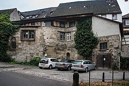 Schwäbisch Hall, Am Schuppach 6, Fragmente der Marienkirche-20160918-001