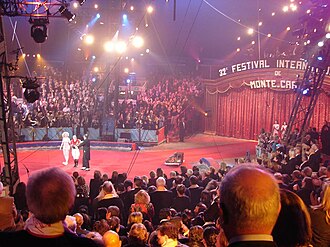 Scott & Muriel receive a standing ovation at the 32nd International Circus Festival of Monte-Carlo Scott&MurielinMonteCarlo.jpg