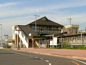 신시라오카 역 서쪽 출구 (2007년)